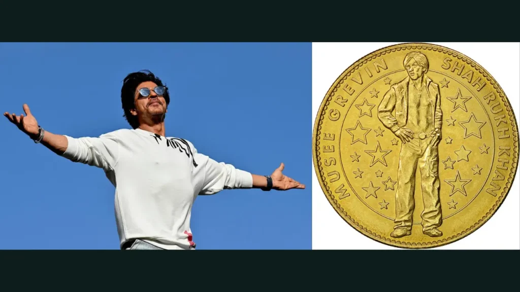 Shah Rukh Khan Gold Coin In Grevin Museum Paris